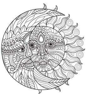 Mandala sol y luna