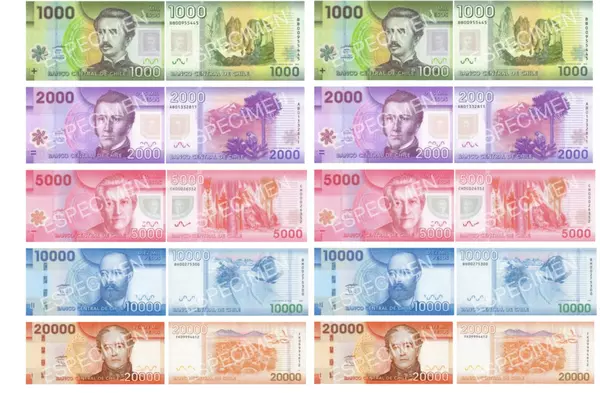 Billetes chilenos para imprimir