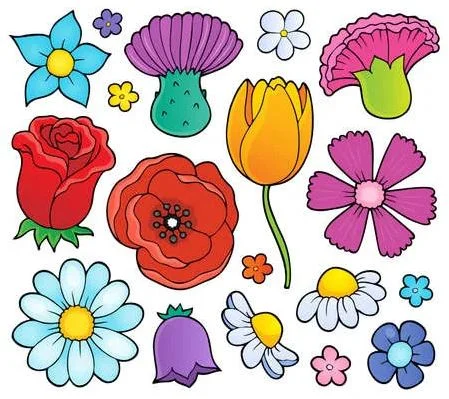 Flores para imprimir