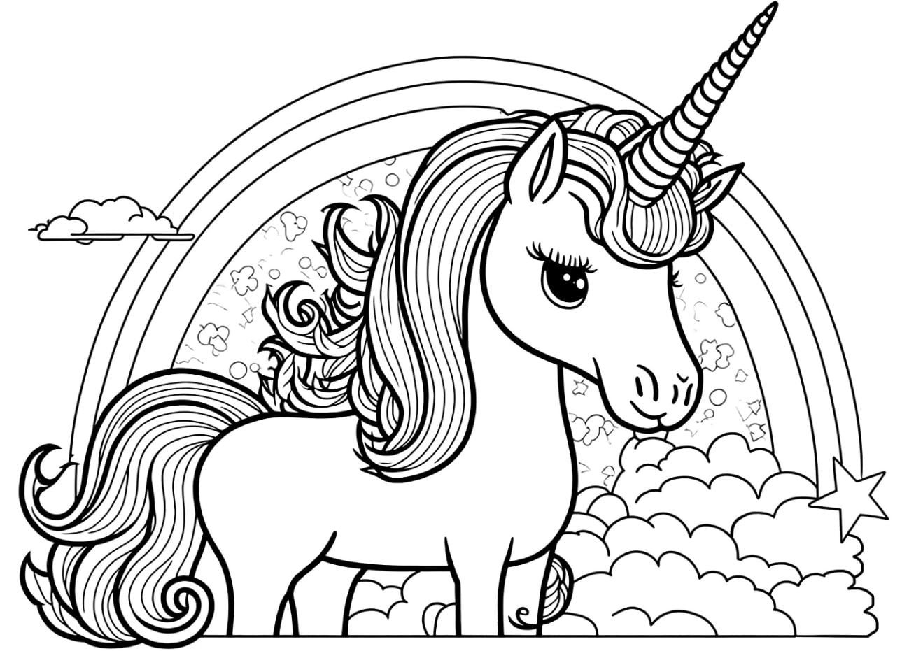 Dibujos De Unicornios Para Imprimir Magia Y Fantas a Dibujos De Unicornios Para Imprimir Magia Y Fantas a