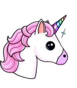 Dibujo de unicornio para imprimir a color