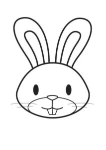 Caras de conejos para imprimir​
