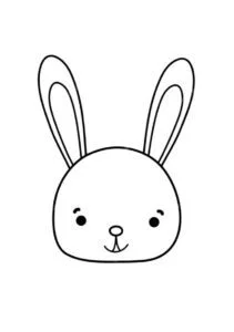 Caras de conejos para imprimir​