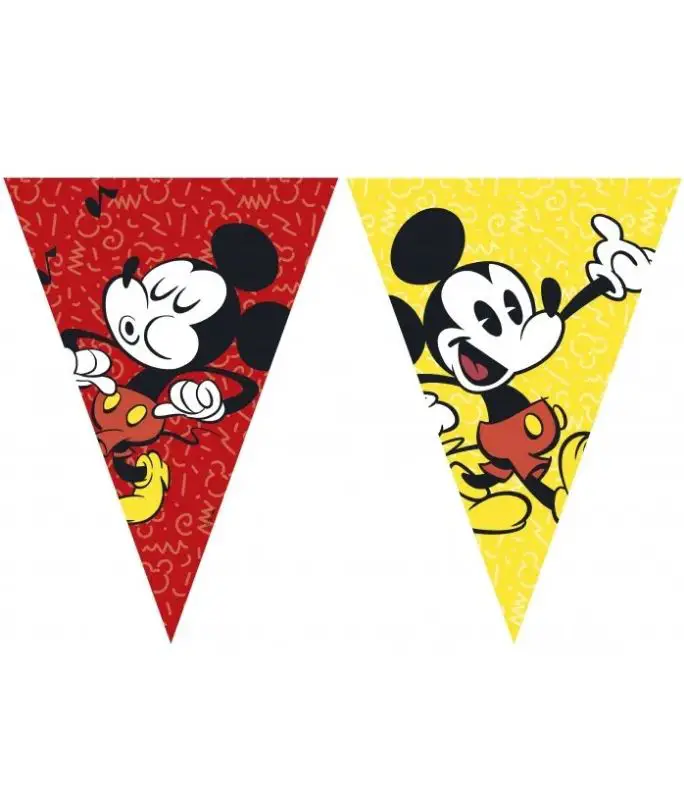 Banderines de Mickey Mouse para imprimir