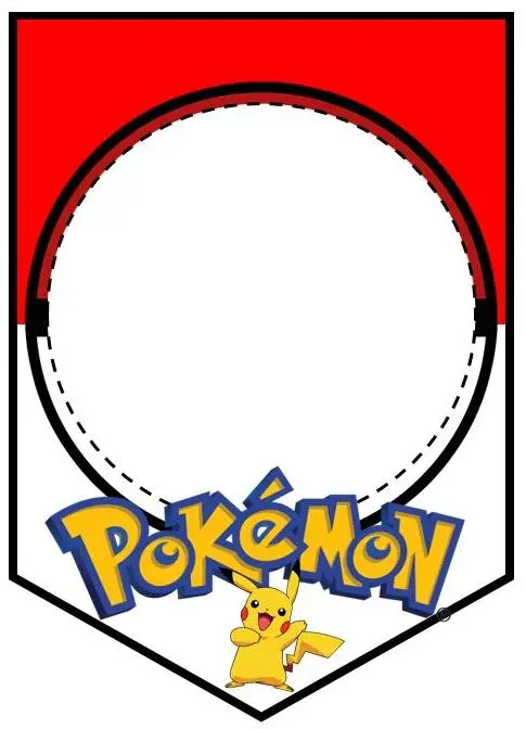 Banderines de Pokemon para imprimir