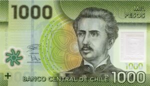 billete 1000 pesos chilenos anverso