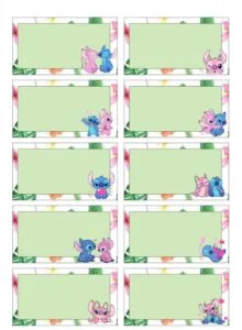 Etiquetas de stitch para imprimir