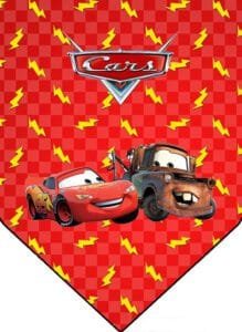 Banderines de cars para imprimir