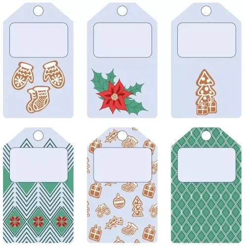 Etiquetas de navidad para imprimir