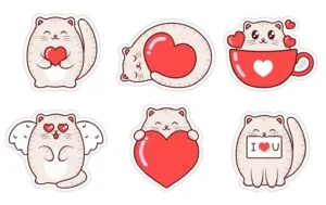 Stickers kawaii para imprimir y recortar