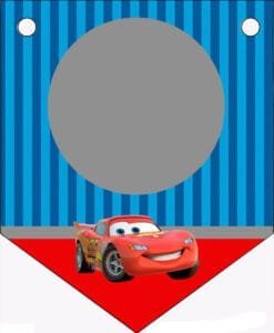 Banderines de cars para imprimir