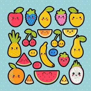 Stickers kawaii para imprimir y recortar