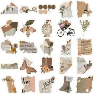 Stickers para imprimir vintage