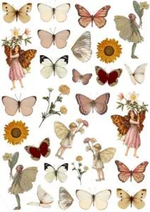 Stickers para imprimir vintage