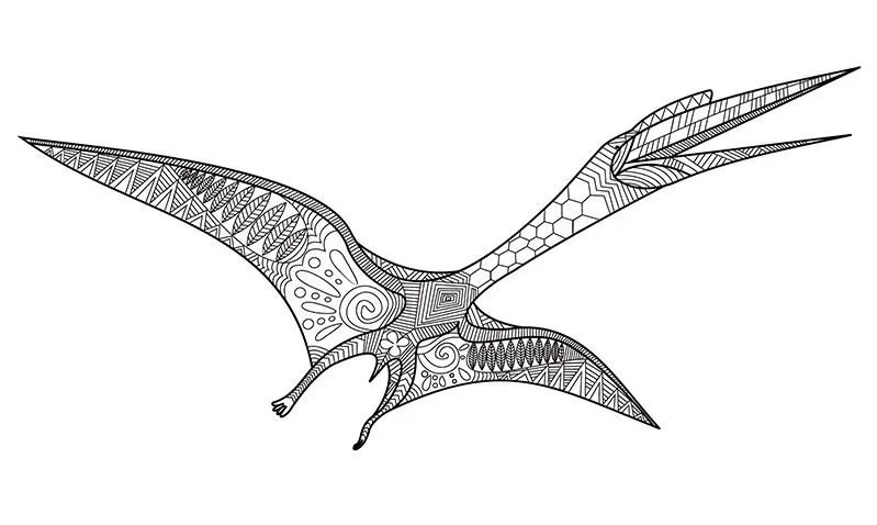 Mandala de dinosaurio para imprimir