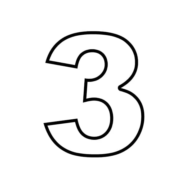 número 3