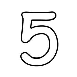 número 5