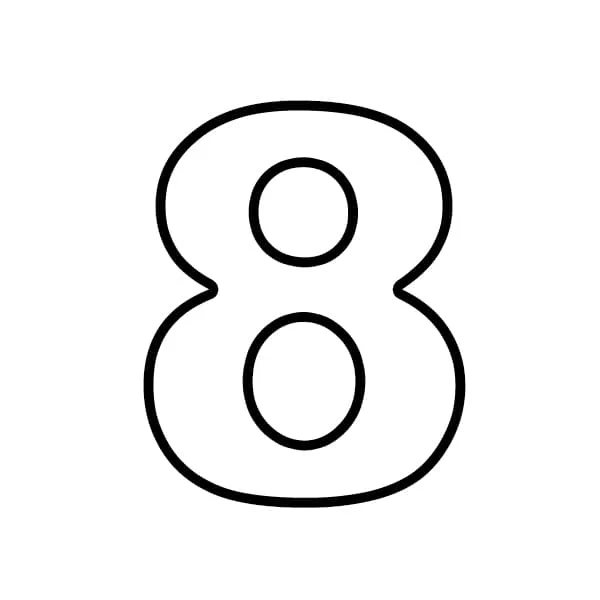 número 8