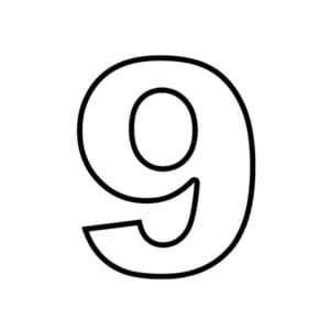 número 9