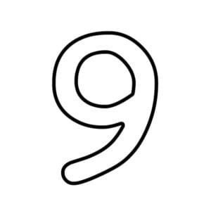 número 9