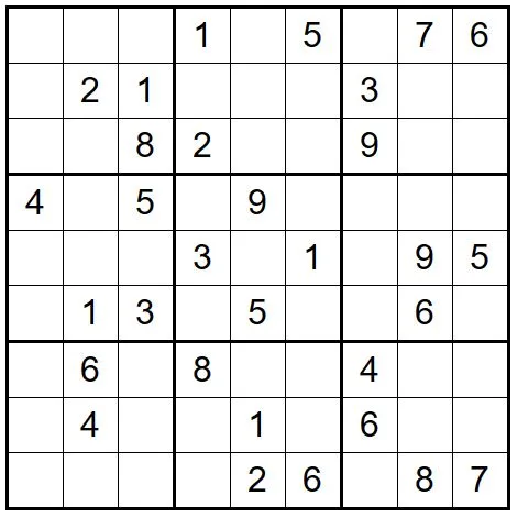 Sudoku nivel difícil para imprimir