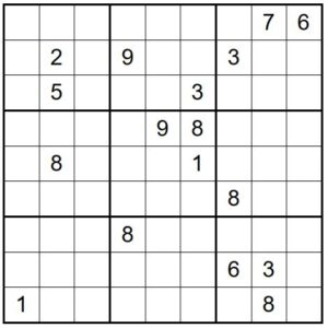 Sudoku nivel extremo para imprimir