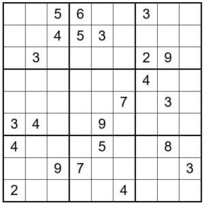 Sudoku nivel extremo para imprimir