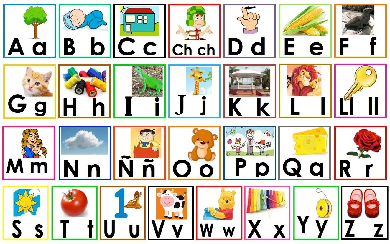Abecedario para imprimir para niños en mayúsculas y minúsculas