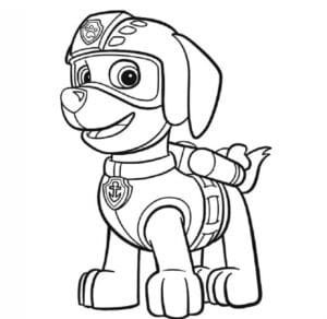 Zuma para imprimir y colorear