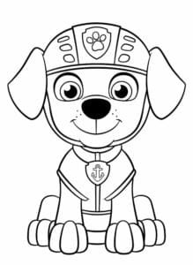 Zuma para imprimir y colorear