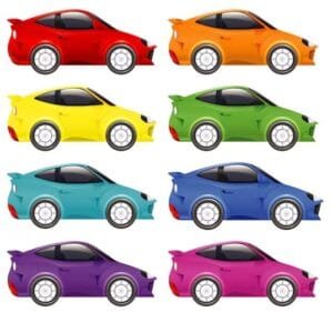Dibujos de autos para imprimir y recortar