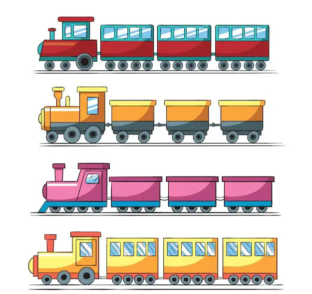 Dibujos de trenes para imprimir