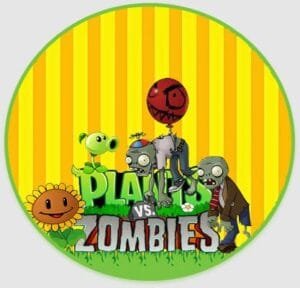 Banderín de Plants vs Zombies para imprimir y recortar