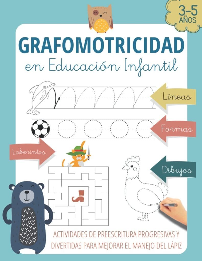 Libro con más de 50 actividades de motricidad fina para niños