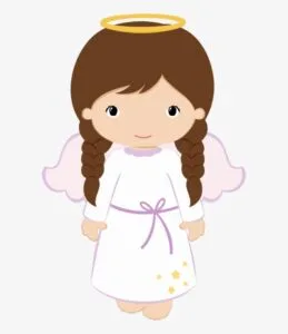 Angelitos de primera comunión para imprimir