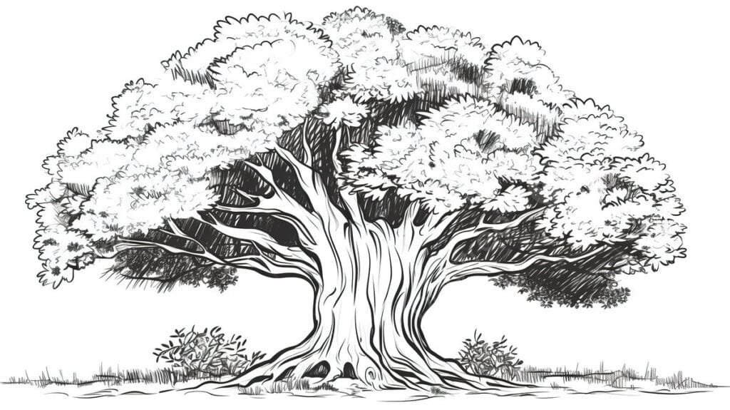 Árboles para Imprimir | Dibujos de Árboles para Colorear | Gratis