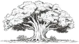 Arboles para imprimir colorear