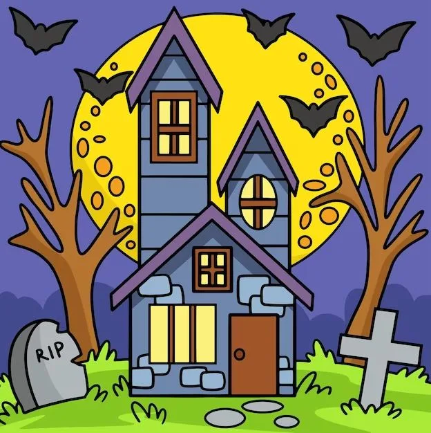 Dibujo de Halloween para imprimir a color