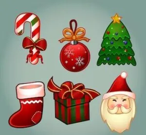 Adornos navideños para imprimir