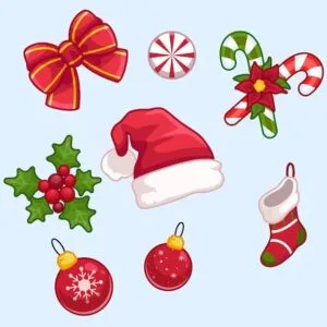 Adornos navideños para imprimir